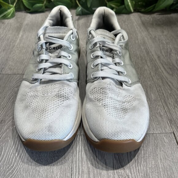 Goruck Ballistic Trainers Mens 8 Gray White Lace Up Athletic Shoes Gum Sole main image 6